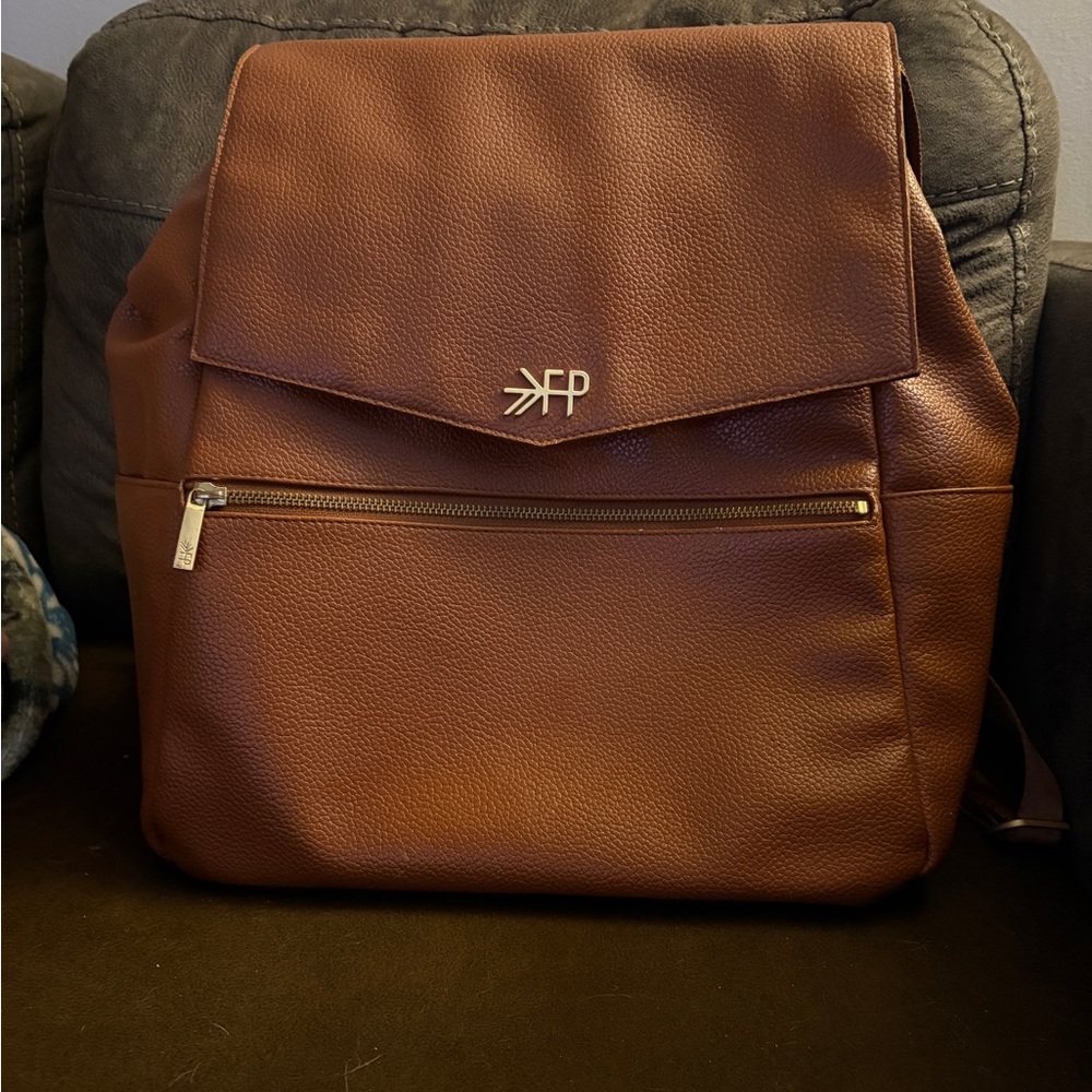 Freshly Picked Cognac Diaper Backpack